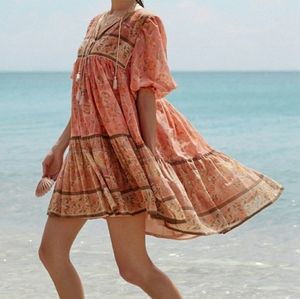 Spell and the Gypsy- Seashell Boho Mini Dress